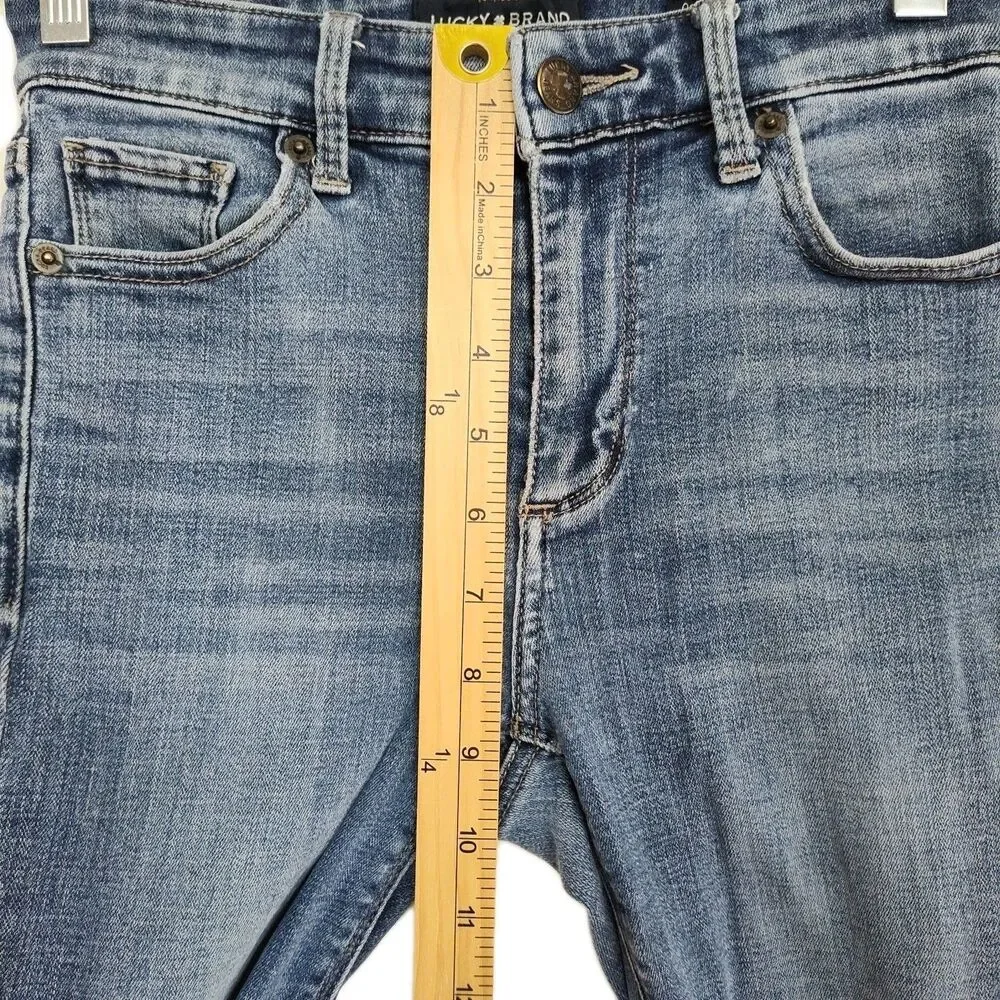 Lucky Brand Bridgette Skinny Women's Ankle Jeans, Size 00/24, Distressed, Blue - Picture 5 of 14